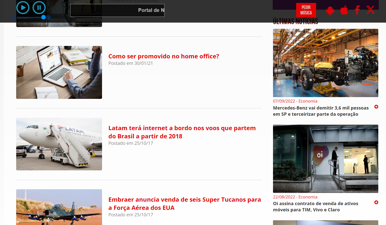 Modelo de Site Portal 8